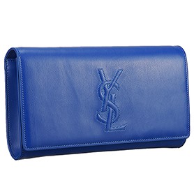 Saint Laurent Belle De Jour Clutch Blue 608311
