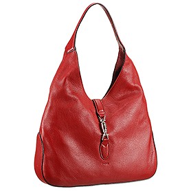 Gucci Jackie Soft Leather Hobo Red