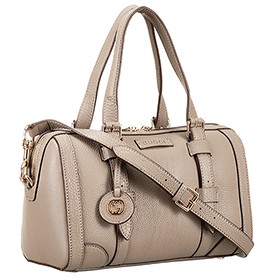 Gucci GG Classic Top Handle Leather Bag Grey