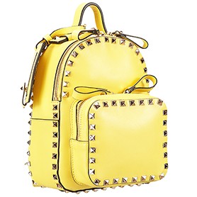 Valentino RockStud Yellow Backpack