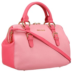 Miu Miu Satchel Rose Pink and Purple