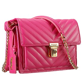 Saint Laurent High School Matelasse Medium Bag Fuchsia