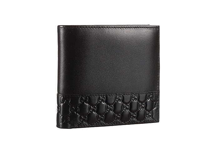 Gucci Bi-Fold Wallet With Microguccissima Detail