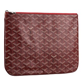 Goyard Medium Pouch Dark Red