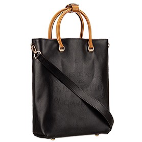 Louis Vuitton Flore Black With Tan Handles
