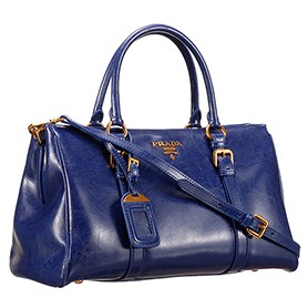 Prada Classic Top Handle Blue