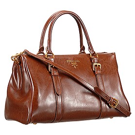Prada Classic Top Handle Brown