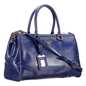 Prada Classic Satchel Blue