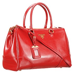 Prada Classic Satchel Red