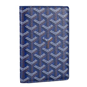 Goyard Dark Blue Passport Cover 18926613