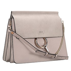 Chloe Faye Grey Shoulder Bag