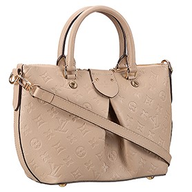 Louis Vuitton Mazarine Empreinte PM Bag Beige
