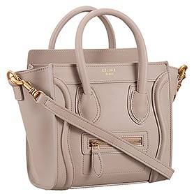 Celine Nano Luggage Beige