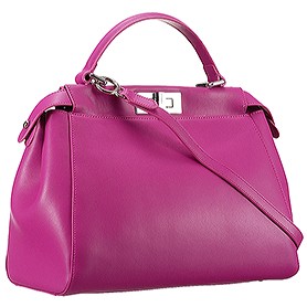 Fendi Peekaboo Medium Magenta Bag
