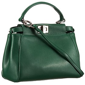Fendi Peekaboo Mini Green Bag