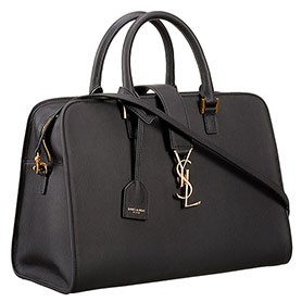 Saint Laurent Monogram Cabas Medium Black Bag