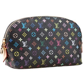 Louis Vuitton Black Murakami Cosmetic Pouch