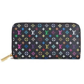 Louis Vuitton Zippy Wallet Black Murakami