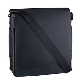 Louis Vuitton Milo Taiga Leather Black