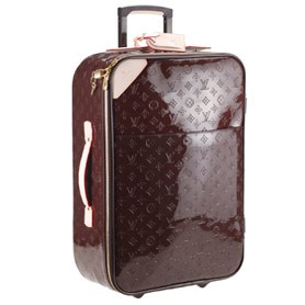 Louis Vuitton Brown Vernis Pegase 55