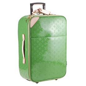 Louis Vuitton Green Vernis Pegase 55