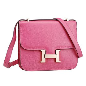 Hermes Constance Pink with Golden Buckle