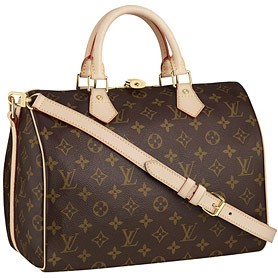 Louis Vuitton Monogram Speedy 30 with Shoulder Strap