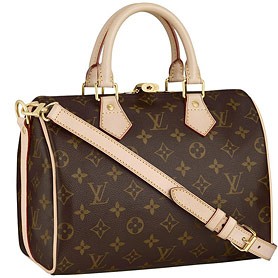 Louis Vuitton Monogram Speedy 25 with Shoulder Strap