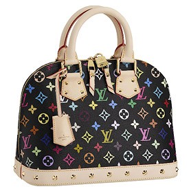 Louis Vuitton Black Murakami Alma PM