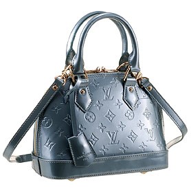 Louis Vuitton Vernis Alma PM Grey-Blue