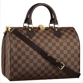 Louis Vuitton Damier Speedy 30 with Shoulder Strap