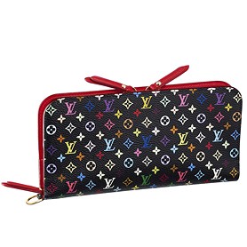 Louis Vuitton Insolite Pouchette Black Murakami With Pink