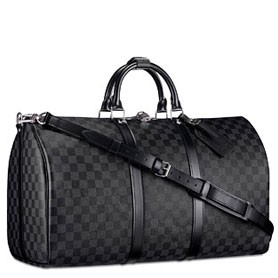 Louis Vuitton Damier Graphite Keepall Bandouliere