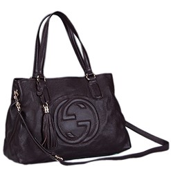 Gucci Soho Dark Brown Leather Working Tote