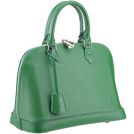 Louis Vuitton Alma MM Epi Leather Green
