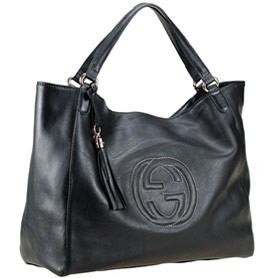 Gucci Soho Large Shoulder Bag Black