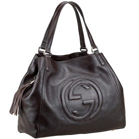 Gucci Soho Medium Shoulder Bag Dark Brown