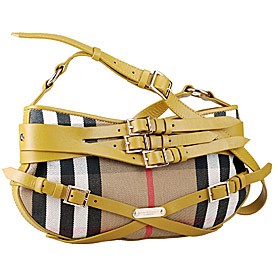 Burberry Bridle House Check Sling Bag Yellow