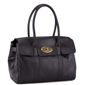 Mulberry Bayswater Cognac Leather Shoulder Bag