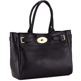 Mulberry Bayswater Black Leather Tote