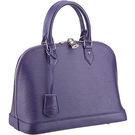 Louis Vuitton Alma MM Epi Leather Plum