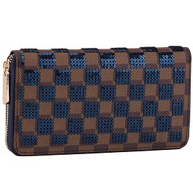 Louis Vuitton Damier Paillettes Wallet Blue