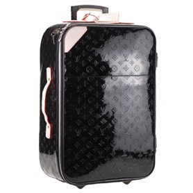 Louis Vuitton Black Vernis Pegase 55