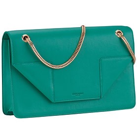 YSL Betty Medium Chain Shoulder Bag Green