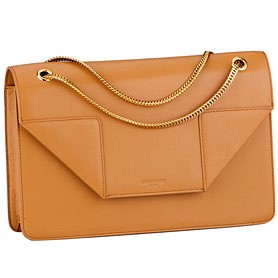 YSL Betty Medium Chain Shoulder Sand