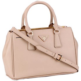 Prada Saffiano Lux Top Handle Beige