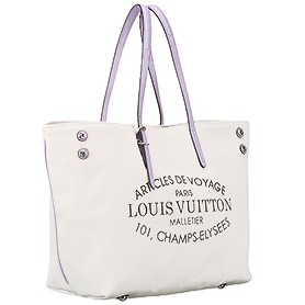 Louis Vuitton Cabas Canvas Bag Lilas 607766