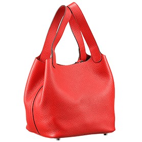 Hermes Picotin MM Red 607502