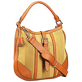 Burberry Yellow Check Hobo Bag 607774