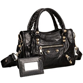 Balenciaga Mini City Bag Black 607842